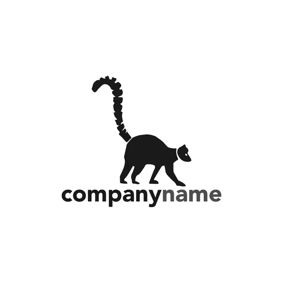 Logo Lemur Vector — Vettoriale Stock