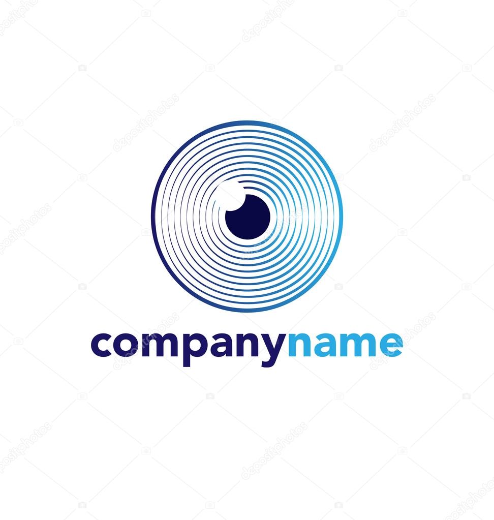 Eye logo icon vector