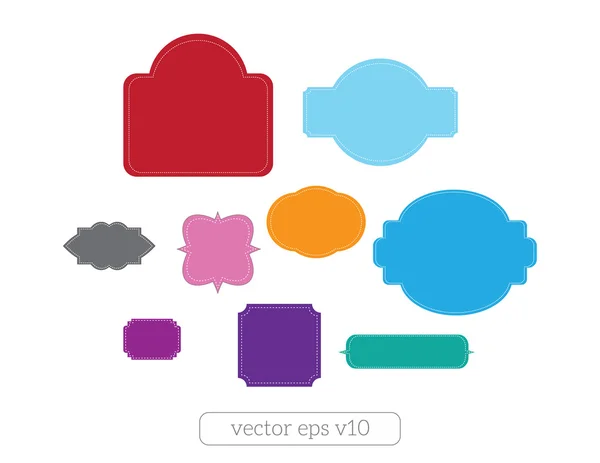 Viktorianska ornament fotoramar i vector — Stock vektor