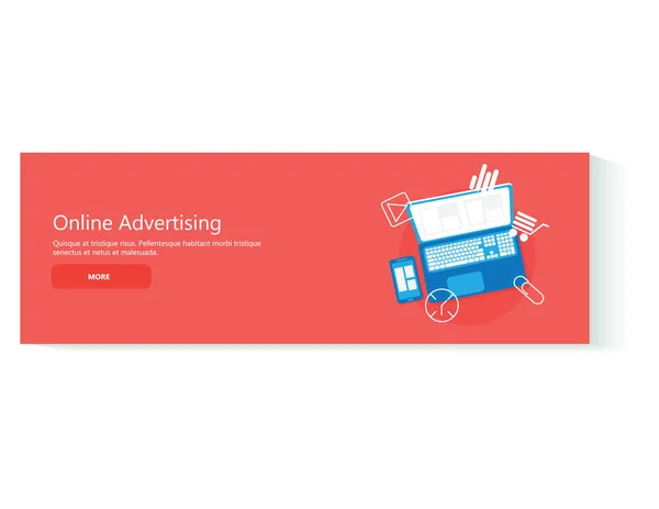 Online reklam banner Web sitesi