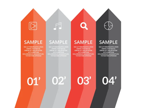 Infographics öğe şablonu