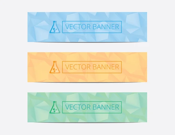 Banners vector mall set mockup — Stock vektor