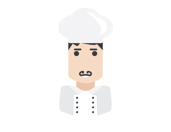 Cozinhar vetor avatar — Vetor de Stock