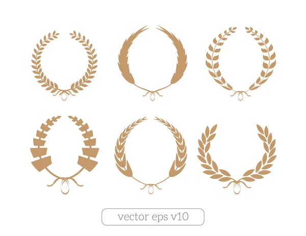 Gold lagern Vector insamling — Stock vektor