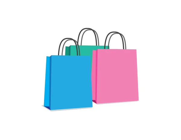 Paper bags vector — Stock Vector