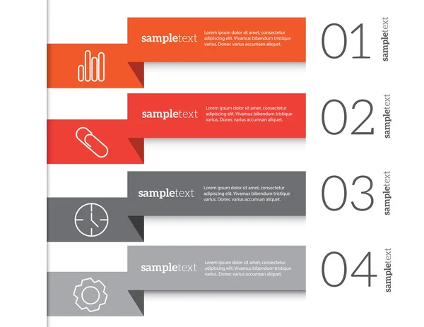 Elementos infográficos — Vector de stock