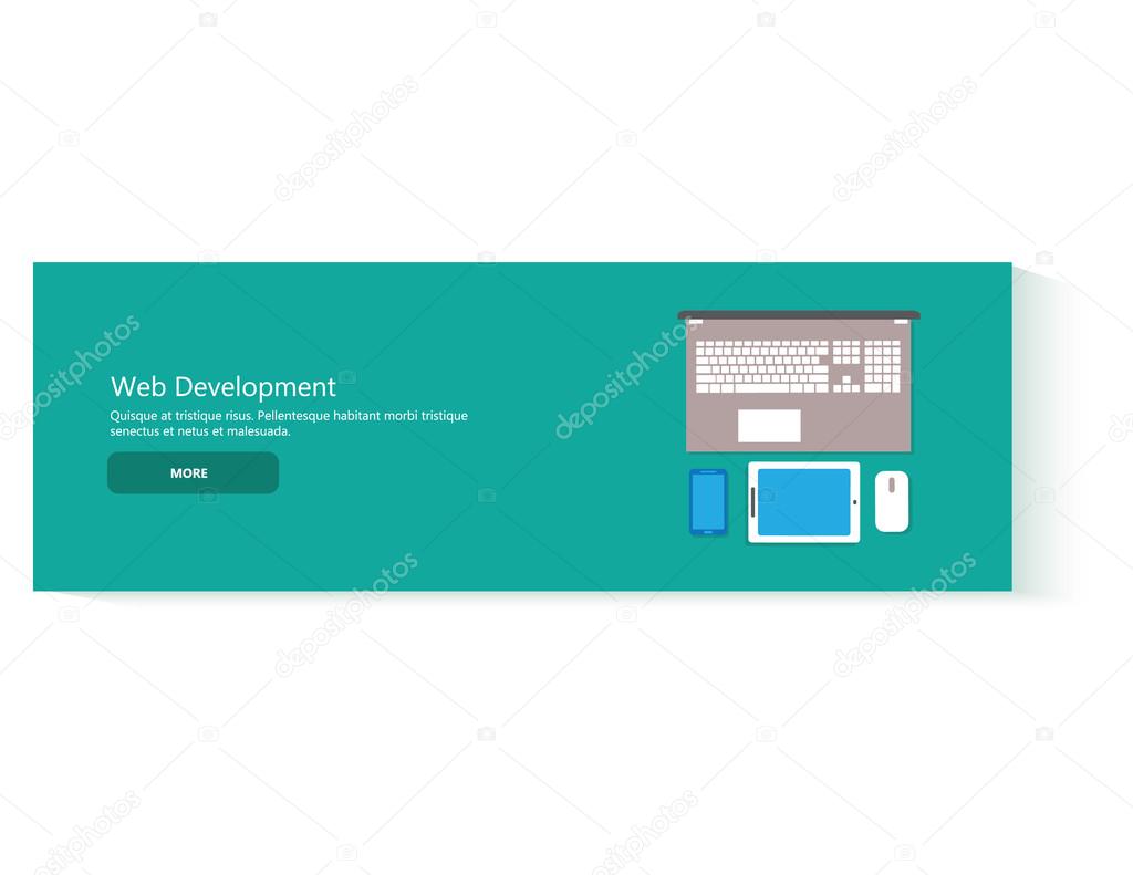 web development coding website banner