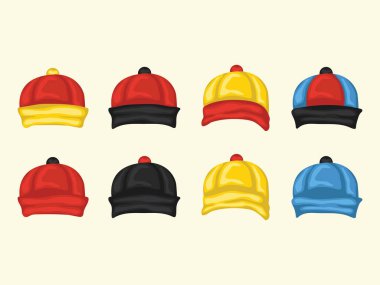 Çin şapkası Yeni Yıl elementi karikatür şirin ikon moda geleneksel Asya porseleni para ay burcu 3d