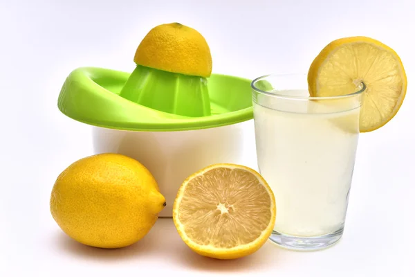 Lemon Squeezer, jus lemon dan lemon organik — Stok Foto