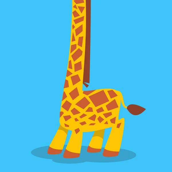 Schattig grote giraffe — Stockvector