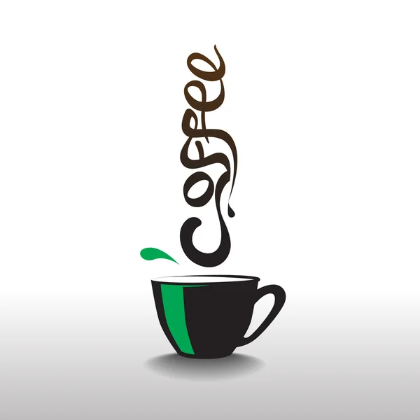 Objeto gráfico de café o symbo — Vector de stock