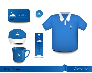 Marka tasarım nesnesi ile bir kimlik eklemek için