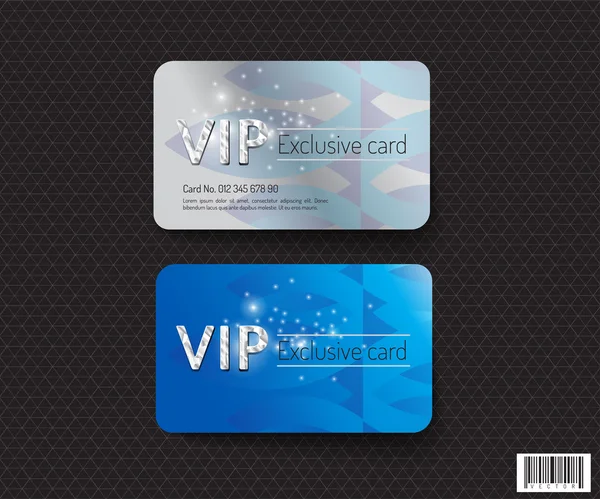 Projekt szablonu karty VIP. koncepcja luksus — Wektor stockowy