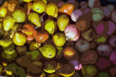 Elmalar ve armutlar birlikte yalan söylüyorlar.