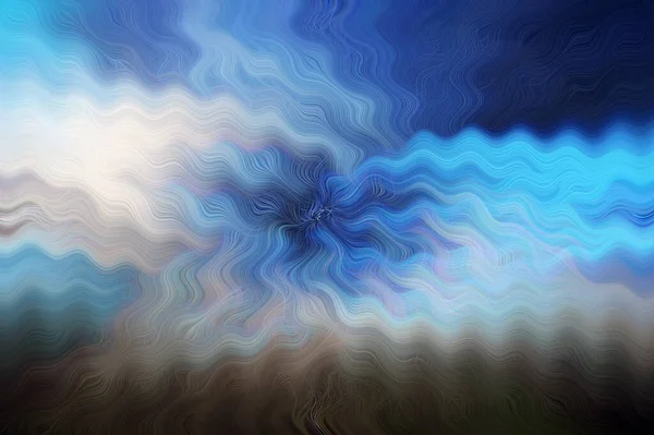 Αφηρημένα Πολύχρωμα Κύματα Της Μπλε Παλέτας — Φωτογραφία Αρχείου