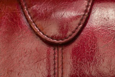 eski kırmızı çanta deri doku arka plan