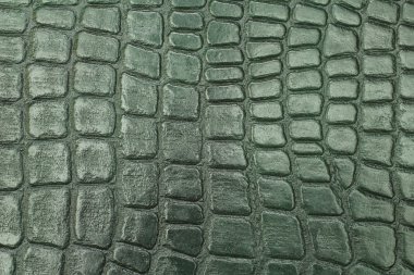 Yeşil retro deri doku