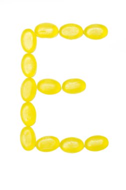 E mektup renkleri şekerden yapılmış