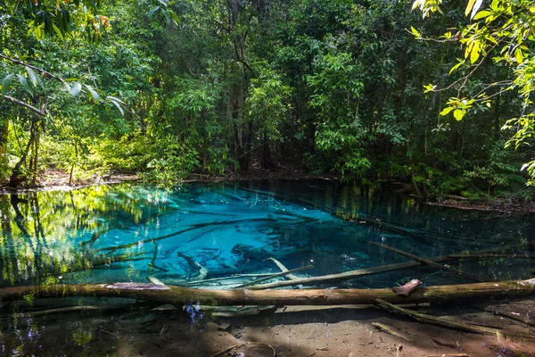 Тропічний синє озеро — стокове фото
