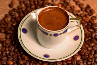 Türk kahve fincanı ve tohum