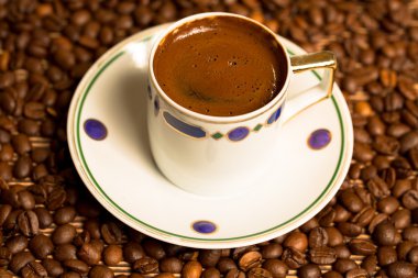 Türk kahve fincanı ve tohum