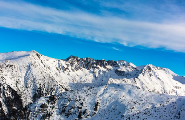 Karla kaplı dağ zirveleri