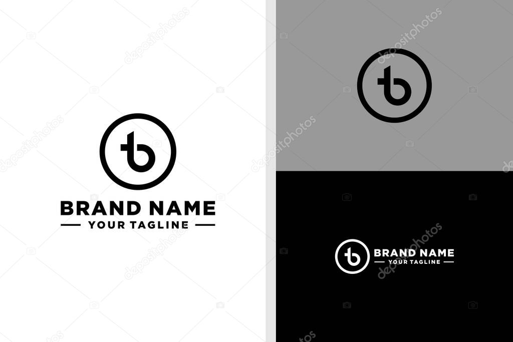 TB LOWERCASE LOGO ELEGANT LUXUTY EDITABLE