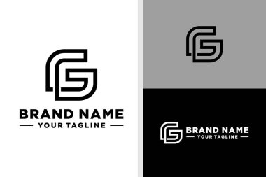 CG Logo Hattı Basit Düzenlenebilir