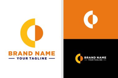 C harfi logo yarı yarıya yapılabilir.