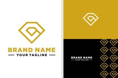 G harfi logo Diamond hattı düzenlenebilir.