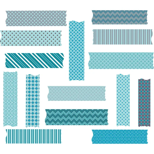 Turkuaz gri Washi bant grafik Koleksiyonlar.