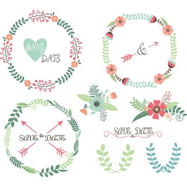 Düğün çelengi, Laurel, öğeleri.