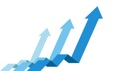 Üç Mavi İş Oku, kar artışı ve ekonomik patlamayı temsil eden yan dengesizlikten sonra aniden yükseliyor.