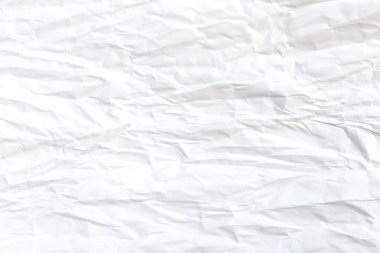 beyaz buruşmuş kağıt dokusu arka plan. Tasarım kartı için arka plan.