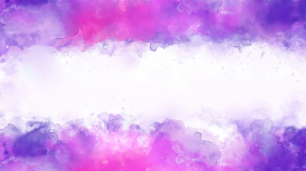 Abstract Purple Watercolor Background Brush Purple Grunge Watercolor Painted Background — Stock Photo, Image