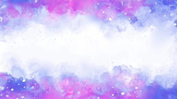 Абстрактный Фиолетовый Акварельный Фон Кисть Фиолетовый Гранж Акварель Окрашены Фоновое — стоковое фото