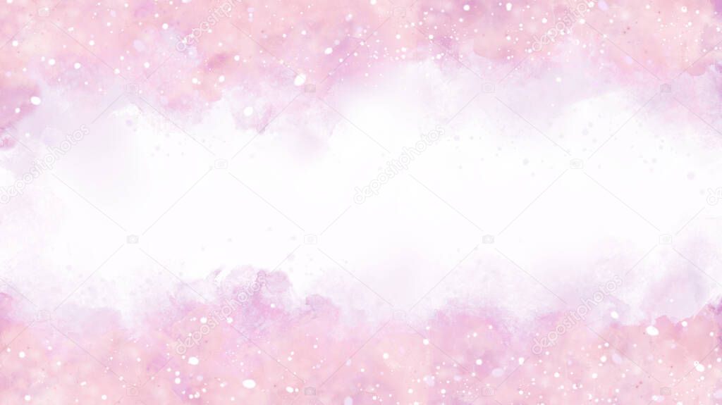 Abstract pink watercolor background. Brush pink grunge watercolor  painted background image for graphic cover design, wallpaper, printing, digital art,card,poster. Splash punch watercolor image.
