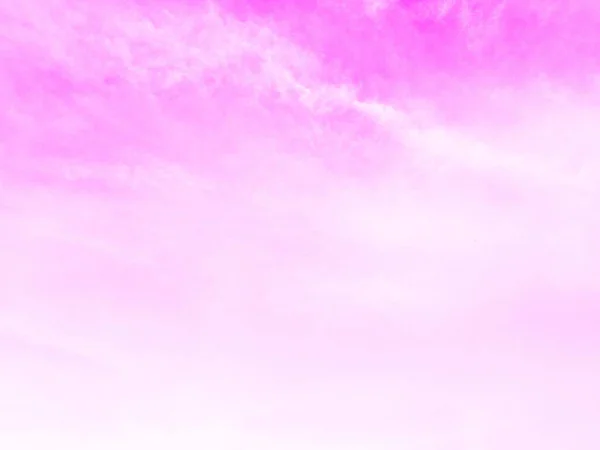 Fondo Cielo Rosa Con Nubes Blancas — Foto de Stock