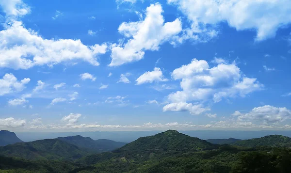 Mountains View Blue Sky Cloud Nature Background Nature Thailand — Stock Photo, Image
