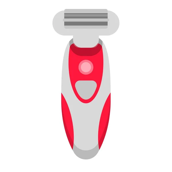Mujer afeitadora icono de afeitadora aislado sobre fondo blanco. Ilustración vectorial. Afeitadora femenina aislada sobre fondo blanco — Vector de stock