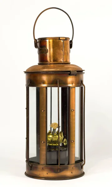 Vintage style kerosene lantern lamp — Zdjęcie stockowe