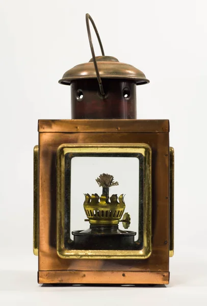 Vintage style kerosene lantern lamp — Zdjęcie stockowe