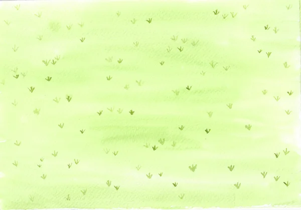 Groene waterkleur achtergrond — Stockvector