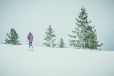 kış kar resort adlı çalıştırmak kayak pisti