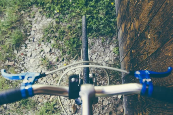 Класичний вінтажний гоночний велосипед — стокове фото