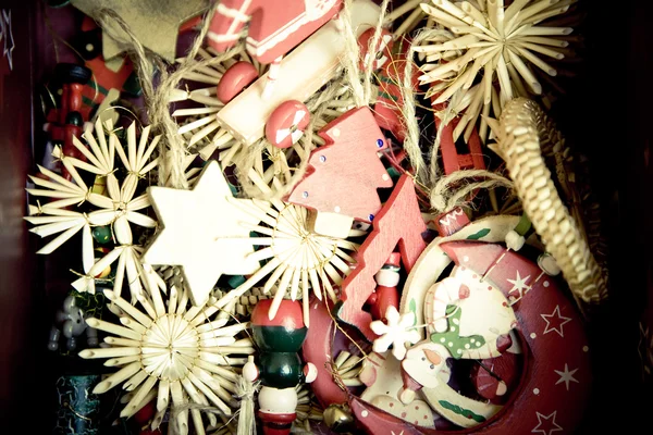 Decorações de árvore de Natal — Fotografia de Stock