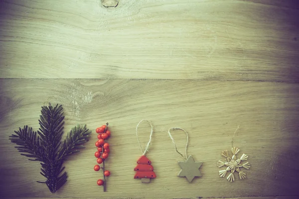 Holly decoratie van Kerstmis — Stockfoto