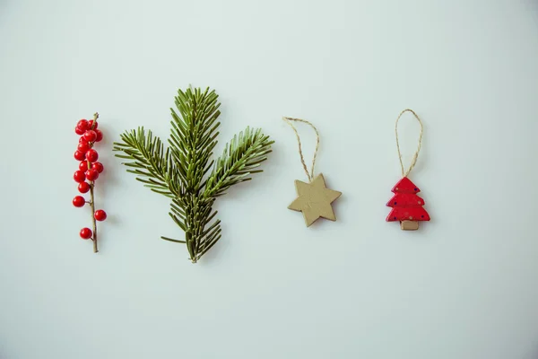 ホリーのクリスマスの装飾 — ストック写真
