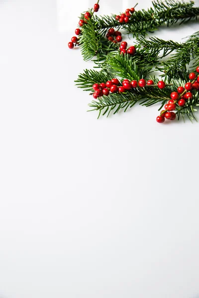 Natale decorazione agrifoglio — Foto Stock