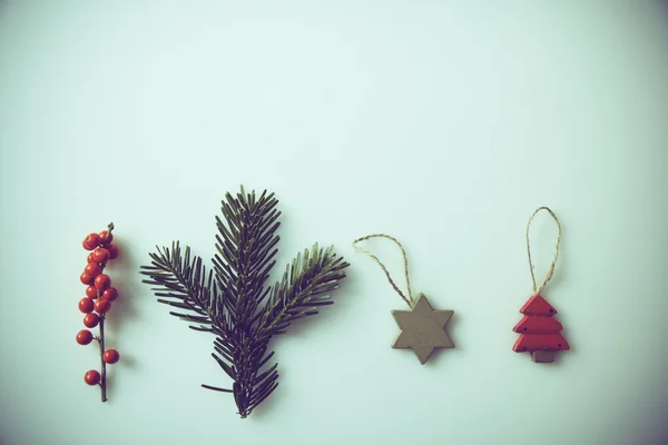 Natal decoração azevinho — Fotografia de Stock